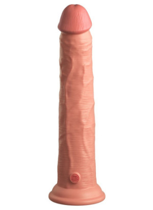 10" Dual Density Silicone Cock